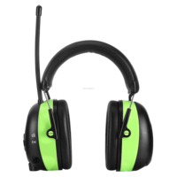 Casque de protection auditive électronique sans fil Bluetooth DAB Radio avec suppression du bruit, protège-oreilles de sécurité, intrinsèquement sécurisé en ABS