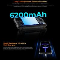 Smartphone Tangguh HOTWAV T8 4G 4GB+64GB Layar 6,75 inci, Pemindai Sidik Jari & Buka Kunci Wajah, Baterai 6200mAh, Radio FM, Pengisian Cepat 20W