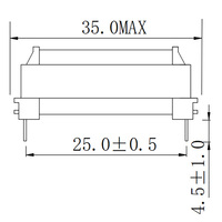 Transformateur de puissance à noyau de ferrite Flyback électrique à haute fréquence SMPS EE40 EE42 EE49 EE19 bobine en plastique