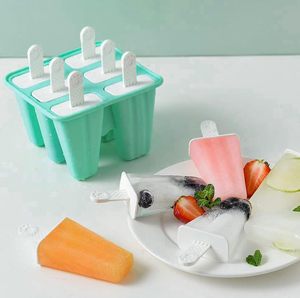 แม่พิมพ์ไอศกรีมซิลิโคนเกรดอาหาร ปลอดสาร BPA แบบ 6 ช่อง พร้อมโลโก้สั่งทำและบรรจุภัณฑ์ฉลากส่วนตัว - Product Image 3
