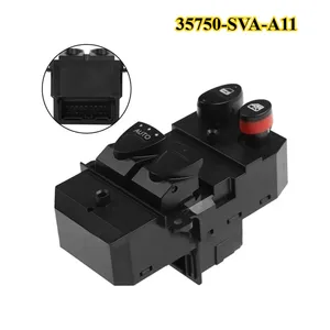35750-SVA-A11 35750SVAA11 Interruttore di controllo elettrico del finestrino anteriore sinistro lato conducente per Honda Civic 2006-2011 Coupé - Product Image 2