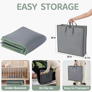 Tapis d'éveil pour bébé en EVA, tapis de jeu souple 120x180cm, tapis d'activités intérieur pour tout-petits, unisexe, pour les bébés de 0 à 24 mois, utilisation à domicile - Product Image 2