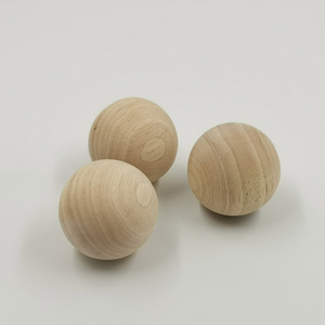 Bolas de <span class=keywords><strong>madera</strong></span> de goma Natural personalizadas para decoración navideña - Product Image 6