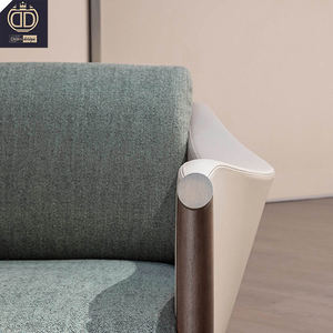 Guter Preis <span class=keywords><strong>3</strong></span> 2 <span class=keywords><strong>1</strong></span> Holzbeine beige grau Leders ofa <span class=keywords><strong>Set</strong></span> Spezial foto moderne Luxus Designer <span class=keywords><strong>Sofa</strong></span> <span class=keywords><strong>Set</strong></span> - Product Image 4