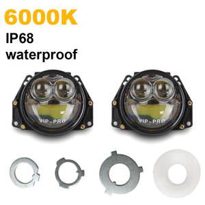 Lente de Proyector Bi-LED K204 de Alta Potencia para Faros Delanteros, 3 Pulgadas, 75W, IP68 Impermeable, 6000K, Lámpara Láser para Auto, 12V, 10000 Lúmenes, Universal - Product Image 2