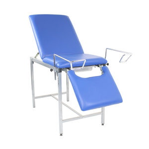 Lit d'examen <span class=keywords><strong>gyn</strong></span>écologique <span class=keywords><strong>Portable</strong></span> pour les patients des cliniques et hôpitaux, <span class=keywords><strong>Table</strong></span> d'examen médical en acier manuel - Product Image 2