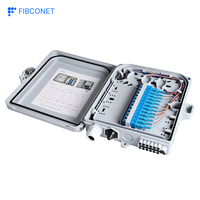 Boîtier de distribution vertical à fibres optiques, options de capacité multi-fibres 8/24 cœurs SC UPC/APC, extérieur, garantie 10 ans, FTTH