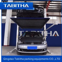 Tabitha TTPP607, élévateur de stationnement hydraulique à deux montants, élévateur de stationnement simple pour voiture