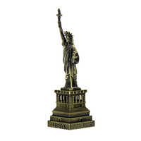 Statue de la Liberté en Métal Moulé Sous Pression, Modèle d'Artisanat, Décoration de Maison, Collection de Souvenirs, Sculpture d'Art, Taille Personnalisée