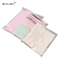 Sacs d'emballage personnalisés avec logo imprimé en PVC/PE pour vêtements, sacs à fermeture éclair en plastique pour t-shirts et vêtements