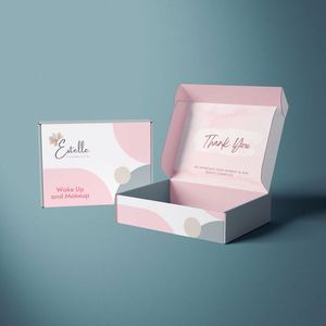 Custom Logo <b>Printing</b> Corrugated Cardboard Paper Luxury Small <b>Packaging</b> Box Shipping <b>Packaging</b> Gift Boxes With Logo - Product Image 5