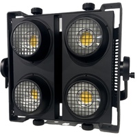 Lumière de scène professionnelle DMX512 LED Blinder 4X100W CW et WW 2-en-1 pour l'audio, la vidéo et l'éclairage