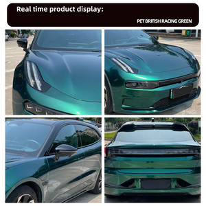 Pellicola Adesiva Camaleonte per Auto di Alta Qualità, Verde Reale <span class=keywords><strong>Brillante</strong></span>, Autorigenerante, Senza Bolle, Cambia Colore - Product Image 2