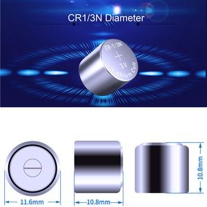 Pile bouton au lithium CR1/3N 3V (3V 170mAh) pour jouets, électronique grand public, outils électriques, appareils électroménagers, emballage en vrac CR11108 - Product Image 5