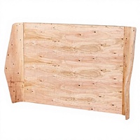 Tête de lit et cadre de lit en bois massif pour chambre et bureau, meubles en contreplaqué pour lit