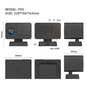P50Max Gamepad Mini <strong>Projector</strong> H713 1080P <strong>2</strong>+16GB 450 Lumens Smart TV <strong>Android</strong> 11 <strong>Wifi</strong> Portable Home Theater <strong>LED</strong> Games <strong>Projectors</strong> - Product Image 5