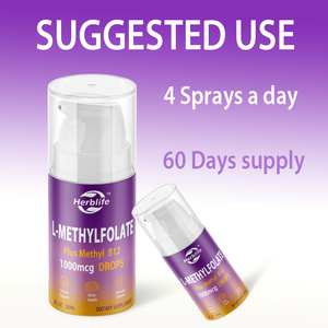 Spray Líquido de Metilfolato y B12, Gotas de Folato Metilado para Niños y Adultos, con Colina, TMG y Vitaminas, Salud Cerebral, Inmunidad - Product Image 4