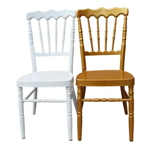 Modern ziyafet olay beyaz tiffany ahşap düğün chiavari yemek odası sandalyeleri restoran ve otel için