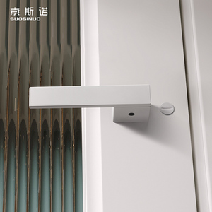 Minimalist Design <strong>Door</strong> <strong>Knob</strong> White Privacy Access Bathroom <strong>Knob</strong> High Standard Passage Interior <strong>Door</strong> Lock Set - Product Image 6