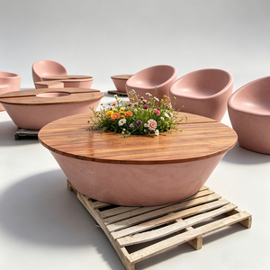 Durable Frp <b>Tree</b> Planter <b>Benches</b> Custom <b>Seats</b> for Retail Shopping District Plazas - Product Image 1