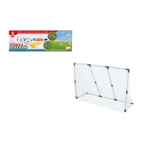 ประตูฟุตบอล 2 in 1 พร้อมตาข่ายและขาตั้งสำหรับเล่นกลางแจ้ง - Product Image 1