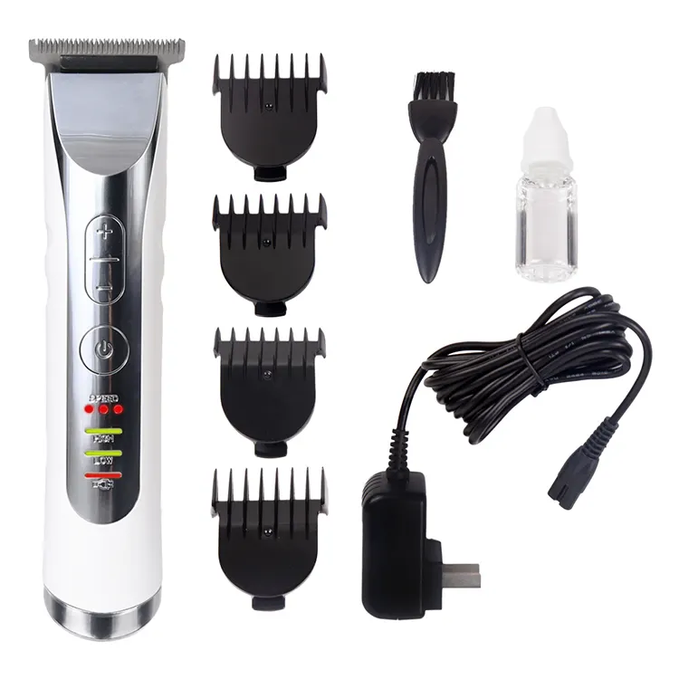 Powerful long-life motor professional hair cutting trimmer good quality cordless cutter hair clipper with comb for men