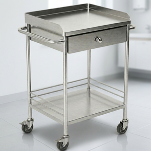Multi Drawer Stainless Steel Medical Treatment <b>Trolley</b>, Mobile Storage Cart for Clinic Nursing <b>Work</b> - Product Image 2