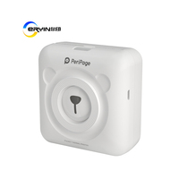 Peripage A6 + Printer termal nirkabel, Printer foto Mini genggam, Printer termal nirkabel