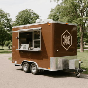 Carrito de Helados, Milkshake, Waffles, Bebidas, Remolque para Negocios de Catering, Remolque de Comida Móvil Totalmente Equipado - Product Image 2