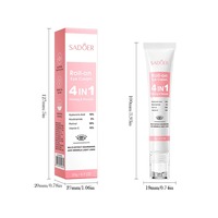 Crème raffermissante multi-effets 4-en-1 SADOER de haute qualité, soin des yeux bio, anti-rides, hydratante, atténuant les ridules