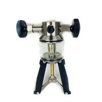 Calibrateur de pression hydraulique portable manuel 60 MPa, pompe manuelle pour acétylène/propane/GPL/argon/hélium, en acier inoxydable SS304/316