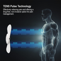 Appareil de massage portable à impulsions électriques pour soulager la douleur, homologué 510K, sans fil, physiothérapie, unité TENS