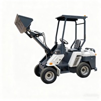 Hochwertiger Elektrischer Kleiner Baggerlader Obstgarten-Frontlader Teleskop-Radlader Kleiner Landwirtschafts-Motorlader mit Schaufel