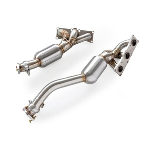 ท่อดาวน์ไปป์สำหรับ BMW 325i, 328i, <span class=keywords><strong>330i</strong></span> (E90, E91, <span class=keywords><strong>E92</strong></span>, E93) <span class=keywords><strong>N52</strong></span> 2.5/3.0 ปี 2005-2013 ท่อไอเสียสมรรถนะสูงสำหรับรถแข่ง - Product Image 5
