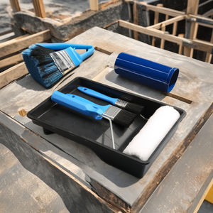 दीवार पेंट रोलर ब्रश पेंटिंग हैंडल उपकरण किट ट्रे के साथ ट्रे के साथ - Product Image 5