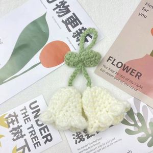 Nuevo Producto Creativo: Llavero de Ganchillo de Lana con Colgante de Lirio Hecho a Mano, Súper Lindo, con Flor de Orquídea - Product Image 4
