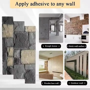 Hấp thụ nước thấp <span class=keywords><strong>Polyurethane</strong></span> mô phỏng đá siding/lâu đài đá PU/PU Faux đá tường Bảng điều khiển - Product Image 5