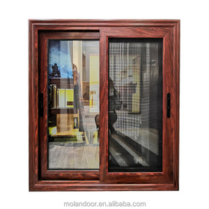 Thiết kế hiện đại khung nhôm mạ kẽm cửa sổ trượt với lưới chống muỗi lưới cửa sổ chống trộm cho biệt thự - Product Image 6