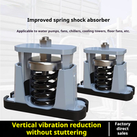 Isolateur de vibrations à ressort horizontal ALJ-0701 en caoutchouc et fonte pour équipement de pompe à chaleur