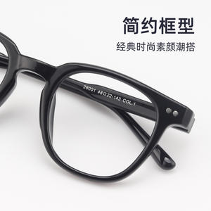 กรอบแว่นตา Ultralight TR90 ทรงวงรีเต็มกรอบ เลนส์เรซิ่นใส รุ่น Unisex 28001 ดีไซน์ Danyang Camellia - Product Image 4