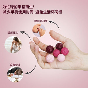 Neutral Sensory Magnetic Balls Silicone Multi Textured Portable <b>Fidget</b> Toy For Stress Relief And Education - Product Image 4