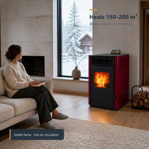 Estufa de Pellets de Madera Moderna para Interiores, Chimenea de Bajo Consumo, Instalación Rápida, Calefacción para el Hogar - Product Image 2