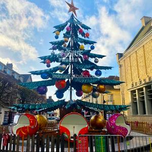 Công viên giải trí funfair thu hút theo chủ đề giáng sinh xoay Cây giáng sinh tự điều khiển máy bay - Product Image 5