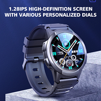 Montre connectée Android 4G VFA56S pour personnes âgées, avec podomètre, surveillance de la santé, tension artérielle, fréquence cardiaque, oxygène sanguin, carte SIM et appel SOS.