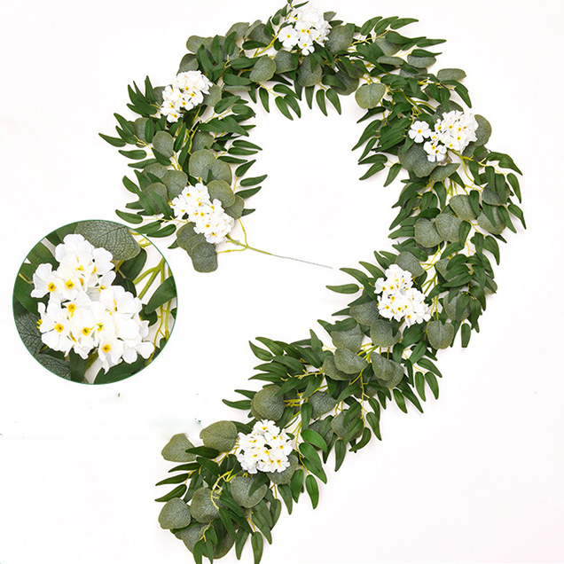 eucalyptus white Hydrangea