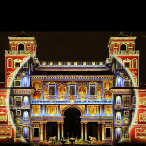 Lofty Gratte-Ciel Façade Mappé Vidéo Repères Publicité Lumières 600000LM Couleur Rendition 3D Cartographie Projecteur Lampe - Product Image 4