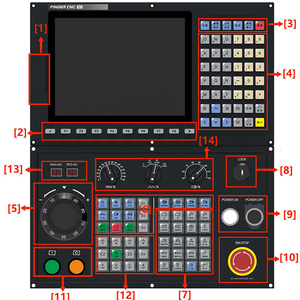 Contrôleur de machine CNC Mach3 G-Code 2-6 axes de haute qualité pour tour CNC et centre de tournage avec écran LCD 10,4 pouces - Product Image 4