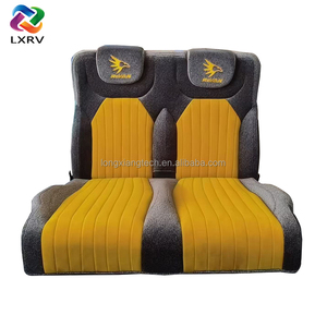 LXRV Высококачественная импортная бархатная ткань, двойное сиденье шириной 90 см, кровать для кемперов, скамья для кемпинга, кровать для фургона со скрытым подголовником - Product Image 1