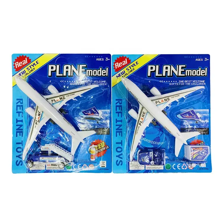رخيصة البلاستيك طائرة نماذج من الشاحنات مطار لعب للأطفال