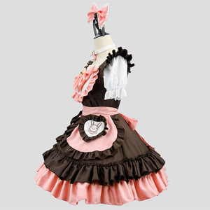Adorable Bunny Maid Outfit Cute Anime Lolita Costume For Cosplay Spring 2024 Polyester Dress Set - Product Image 2